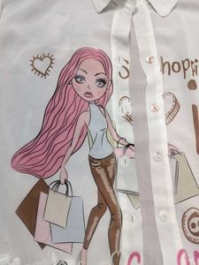 Cute Graphic Print Shirt