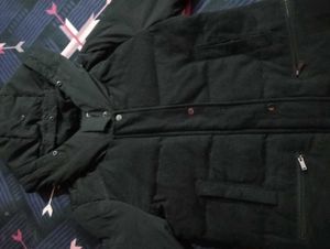 Stylish Black Quilted Winter Jacket...