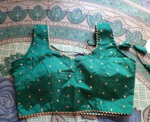Beautiful Rama Green Blause