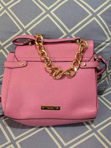 Chic Pink Crossbody Shoulder Bag