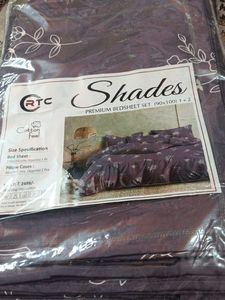 Premium Cotton Bedsheet Set - Shades