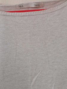 Soft Grey Knit Sweater