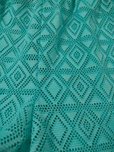 Sea Green Lace Swim Cover-Up Shorts