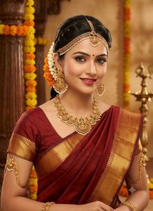 Intricate Gold Plated Necklace &amp; Earring Set