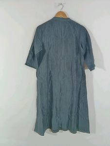 Charcoal Plain Casual Kurta (Women)