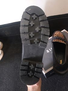 Leopard Print Chain Loafers