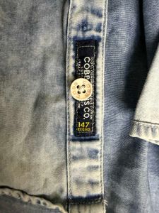 COMBO Men's Denim Shirt + Khaki Chinos