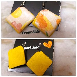 Funky Floral Statement Earrings