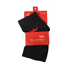 NEW - Royal Mart Black Crown Socks