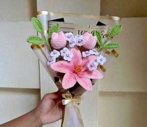Handmade Crochet Flower Bouquet