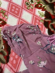 Floral Print Peplum Top
