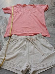 Comfy Casual Top & Shorts Set