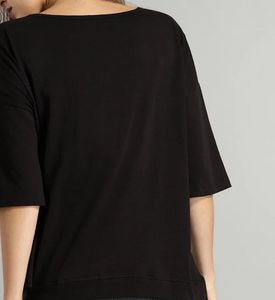 Black Graphic Print T-Shirt