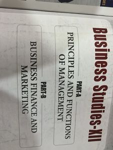 Business Studies Class XII Book