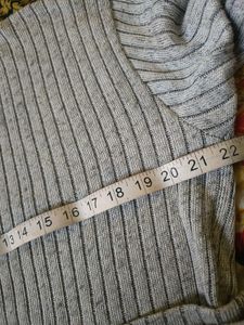 Ribbed Mock Neck Long Sleeve Top