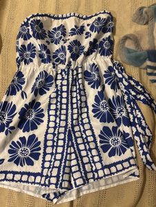 greece vibes tube jumpsuit