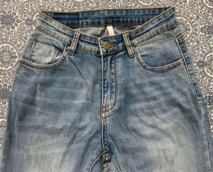 Distressed Flare Jeans