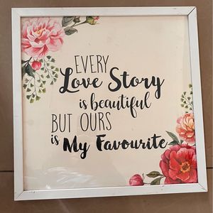 Love Story Framed Art