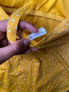 Chic Yellow Polka Dot bodysuit