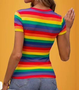 Rainbow Striped T-Shirt
