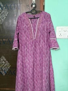 Elegant Purple Kurta Set