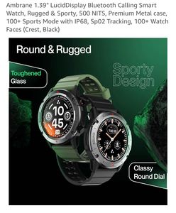 Smartwatch Ambrane Crest 1.39