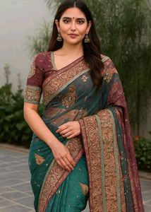 heavy bridal saree in just 1k