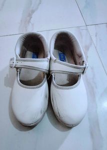 Pairs Of 2 Black N White Casual School Shoes Girl