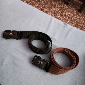 combo:-New Set of 2 Belts with safety stick