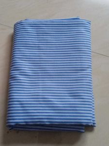 Blue & White Striped Fabric