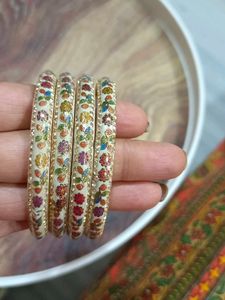 donation...Beautiful Floral Bangles