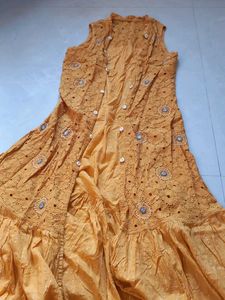 Tiered Boho Maxi Dress &amp; Dupatta Set