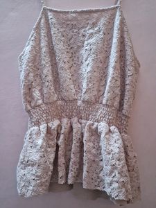 Dusty Pink Lace Top