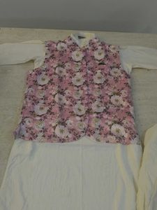 Floral Print Kurta Set with Pyjamas