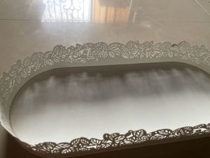 Decorative White Tray