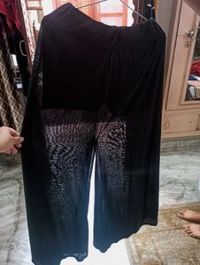 🖤 Black Party-Wear Palazzo+FREE GIFT🎁