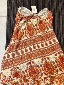Boho Print Mini Beach  Dress