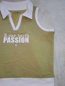 Studiofit Olive Green Sleeveless Crop Top | Size S