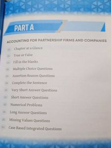 CBSE Accountancy Question Bank Class XII