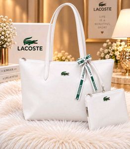 Lacoste Tote Bag with Pouch PREMIUM QUALITY