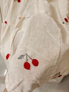 Cute Cherry Tiered long Skirt
