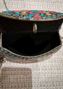 Vintage Mosaic Clutch Bag