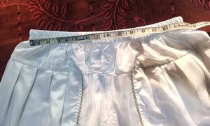 ✨'White Tulip Pant' with 'Subtle Gold Trim'✨