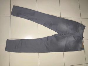 Grey Wash Denim Jeans