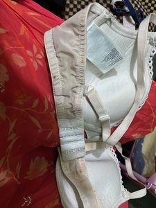 White Padded Bra