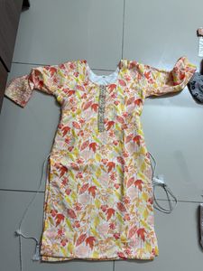Floral Print Kurta