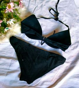 Classic Black Triangle Bikini set