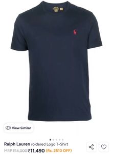 Ralph Lauren Navy Blue T-Shirt