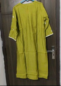 Beautiful Olive Green Kurta Set with Dupatta