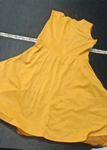Yellow Embroidered Gown